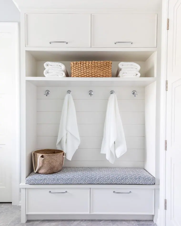 Master Bathroom Drying Area