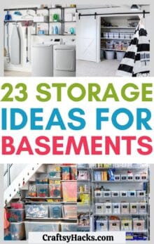 23 Ingenious Basement Storage Ideas - Craftsy Hacks