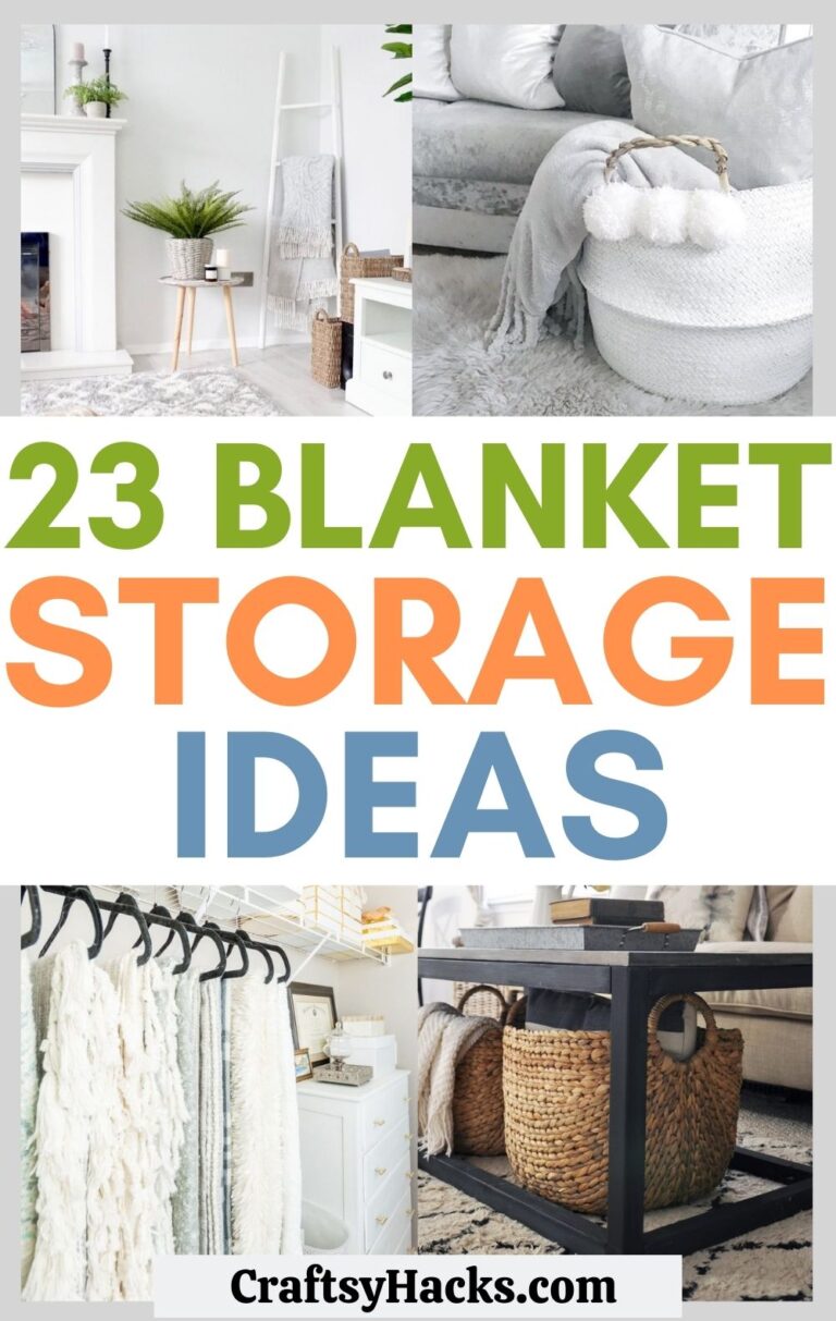 23 Ingenious Blanket Storage Ideas Craftsy Hacks