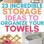 towel storage tips