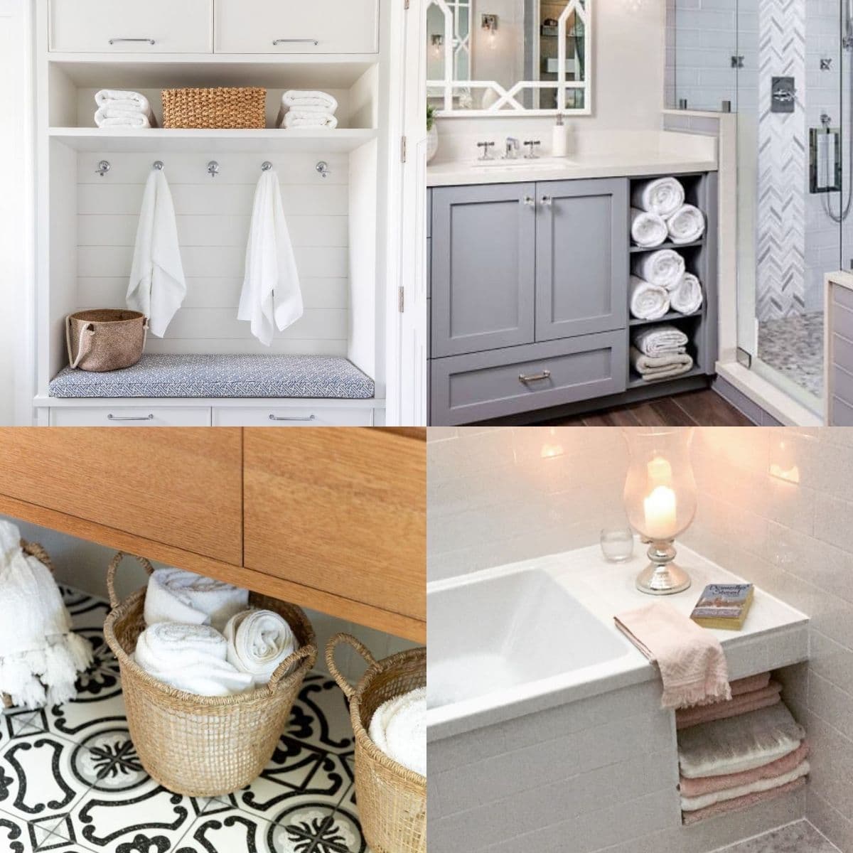 Bathroom Storage Ideas For Towels Everything Bathroom   23 Towel Storage Ideas Featured 