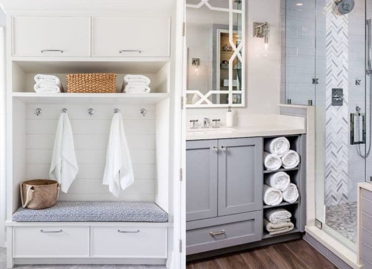 Wet towel storage online ideas