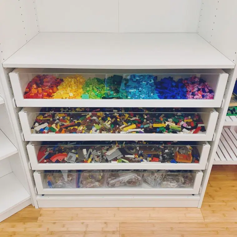 Creative lego hot sale storage