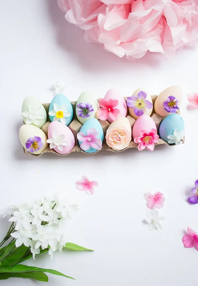 Floral Easter Eggs