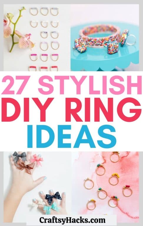 27 DIY Rings You'll Want to Wear All The Time - Craftsy Hacks