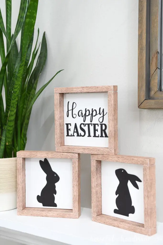 Faux Wood Easter Signs