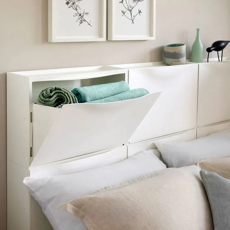 In-Headboard Storage