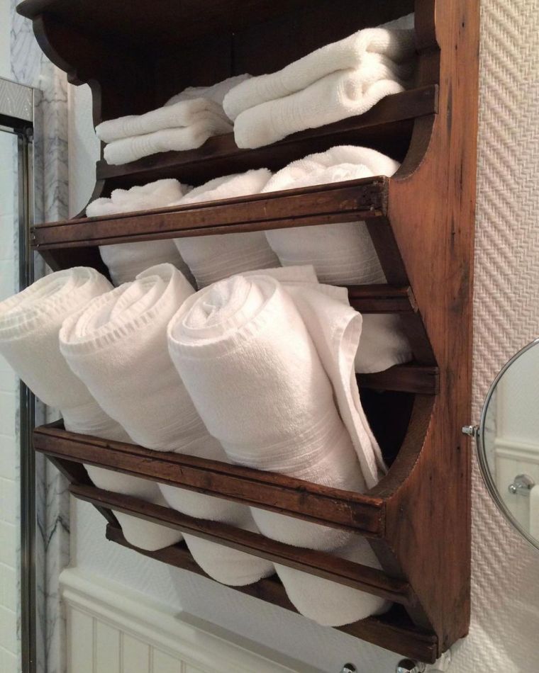 23 Inventive Towel Storage Ideas You, Towel Storage In Bathroom Ideas