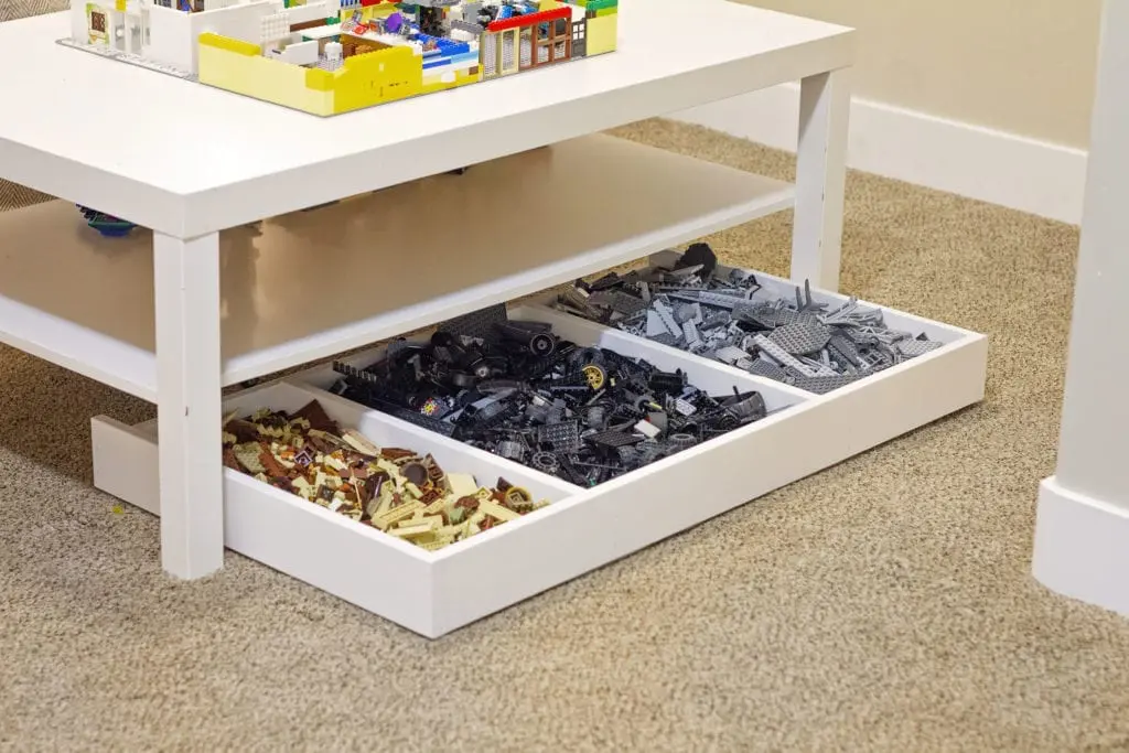 Under-the-Table Lego Organizer