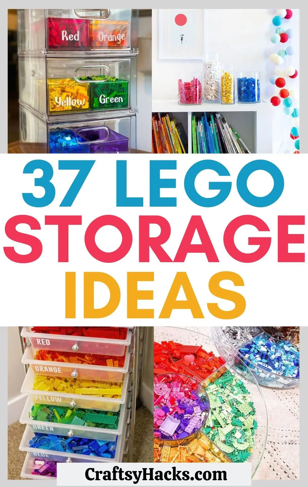 37 Lifesaving Lego Storage Ideas You Need - Craftsy Hacks