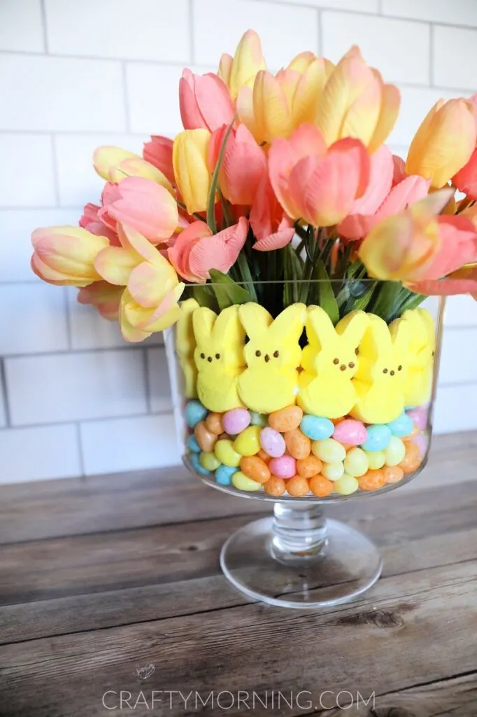 Trifle Bowl Easter Centerpiece