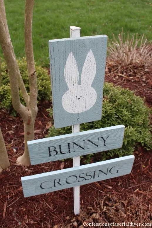 Bunny Crossing Sign