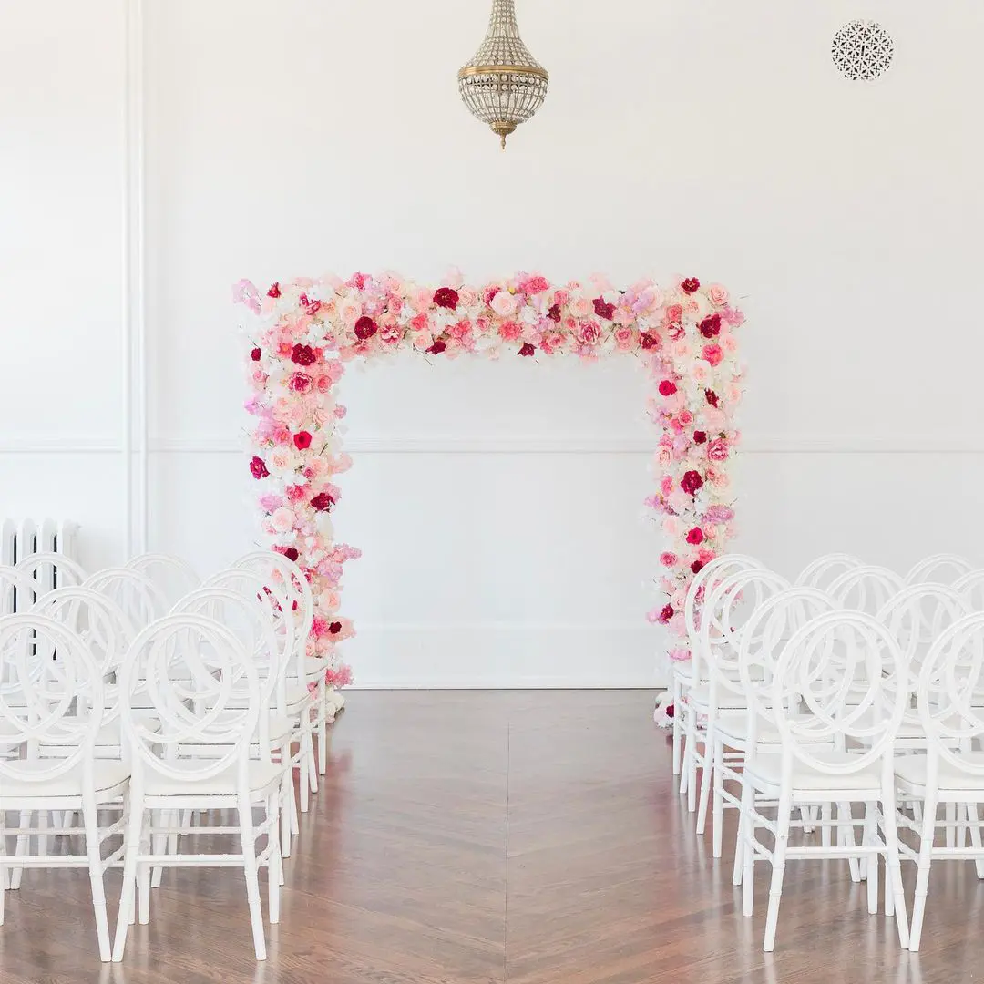 Pink Floral Arch
