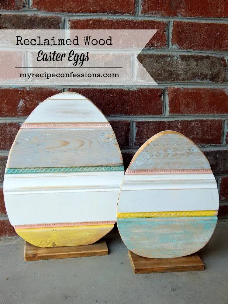 Reclaimed Wood Easter Eggs