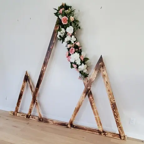 Tri-Angle Wedding Arch