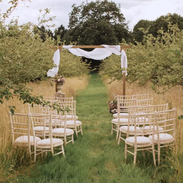 Simple wood arch