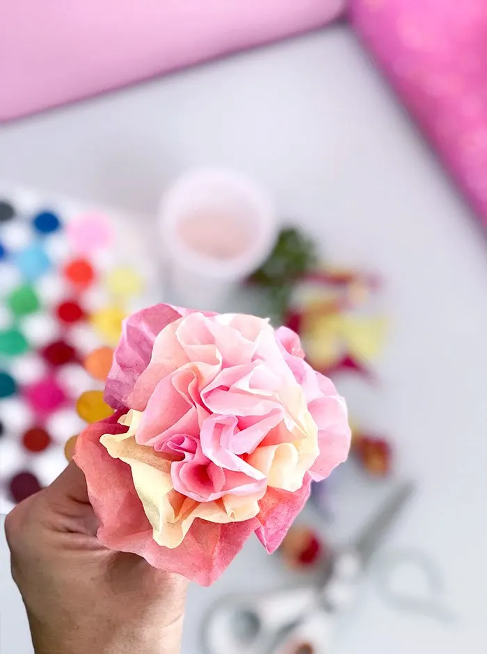 Tissue Paper Flowers