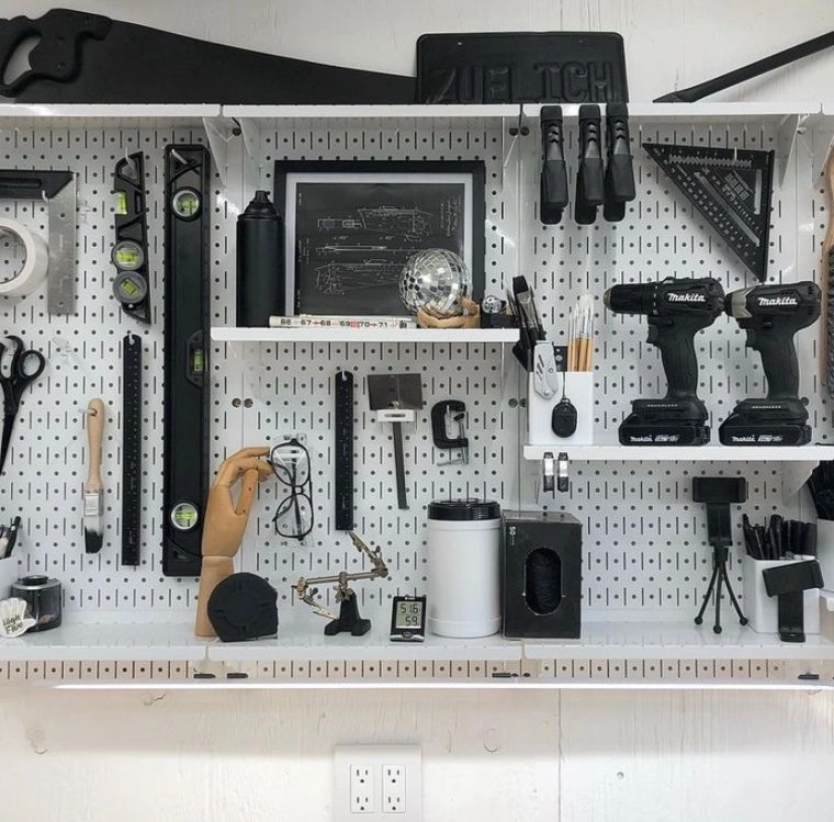 pegboard storage