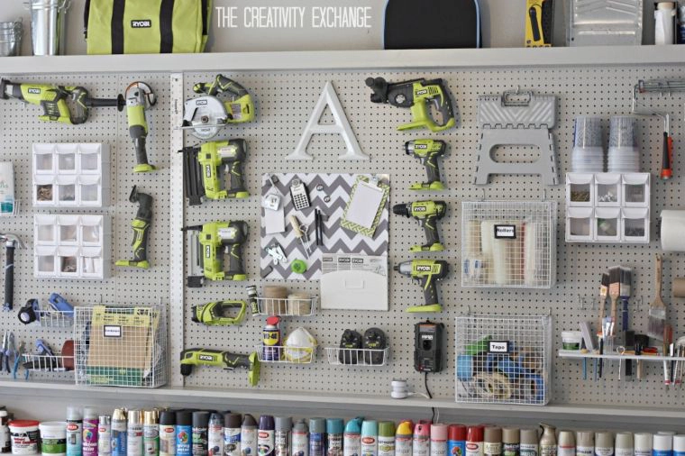 pegboard wall