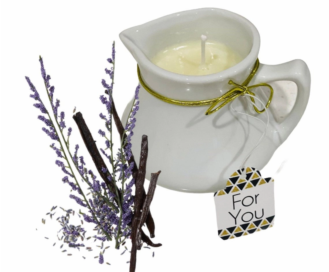 massage oil candle