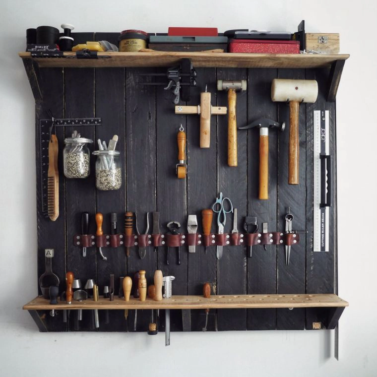 leather tool rack