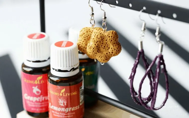 DIY Oil Diffuser Earrings