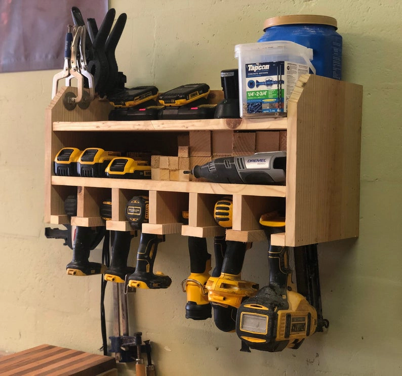 Cordless tool storage online ideas