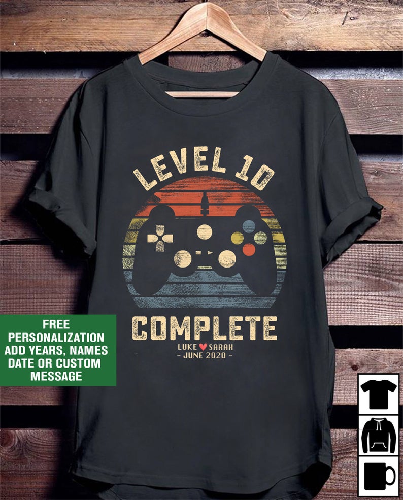 level 10 anniversary shirt