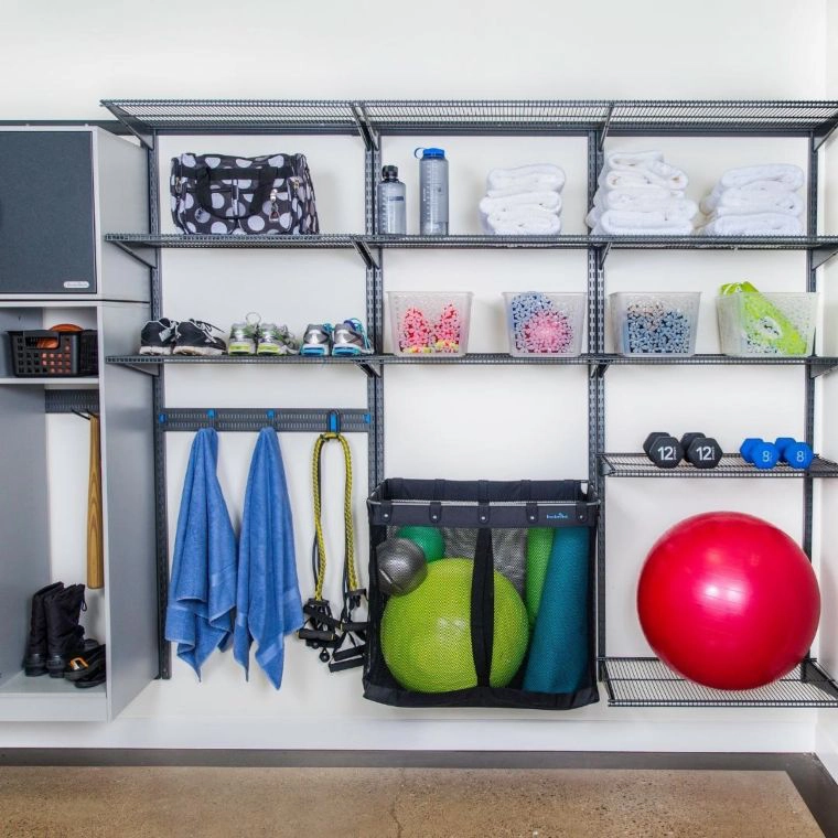 floating garage shelves