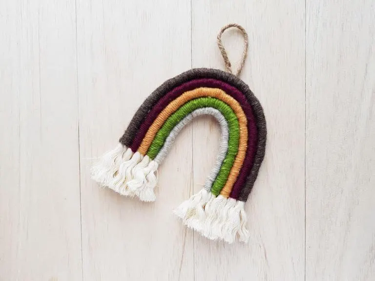 Macrame Rainbow Wall Hanging