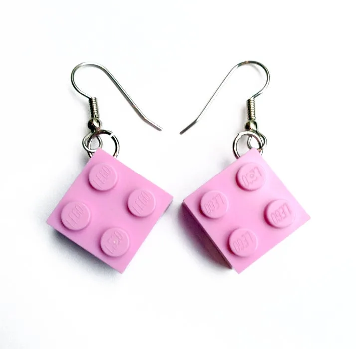 Lego Dangly Earrings