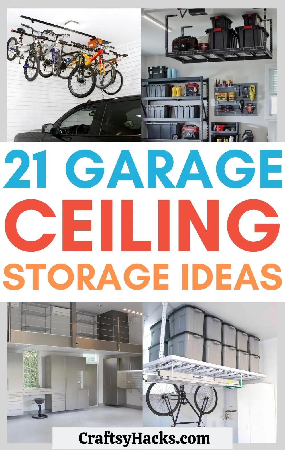 20 Garage Ceiling Storage Ideas to Save You Space   Craftsy Hacks
