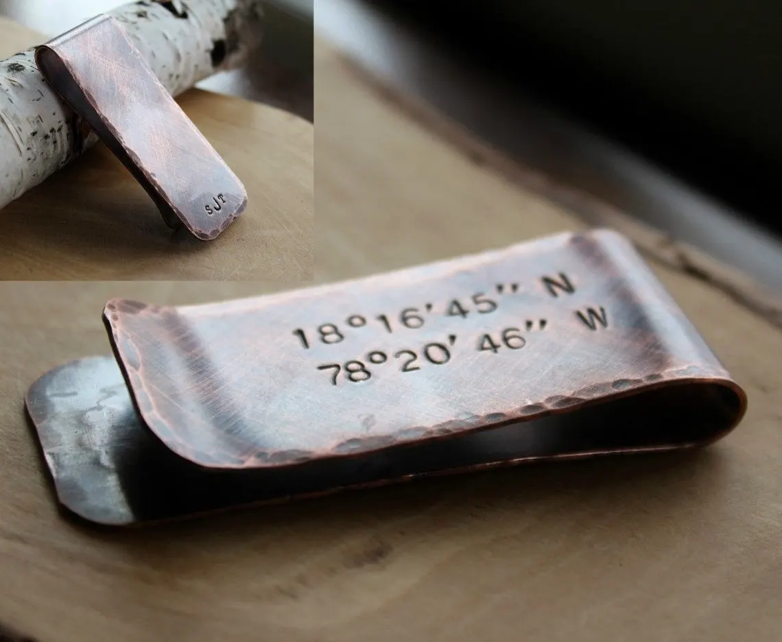 copper money clip
