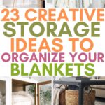 23 Ingenious Blanket Storage Ideas - Craftsy Hacks