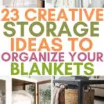 storage for blankets