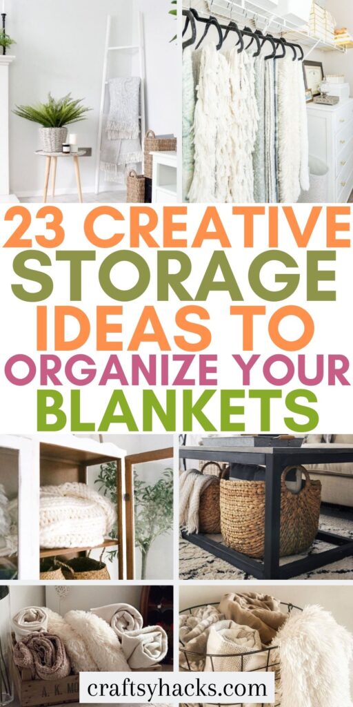 storage for blankets