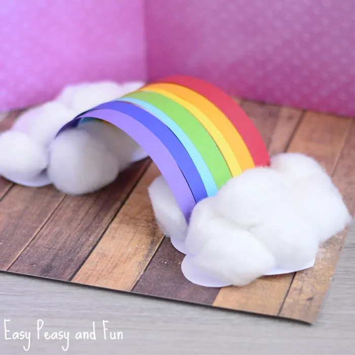 3D Rainbow Paper Craft