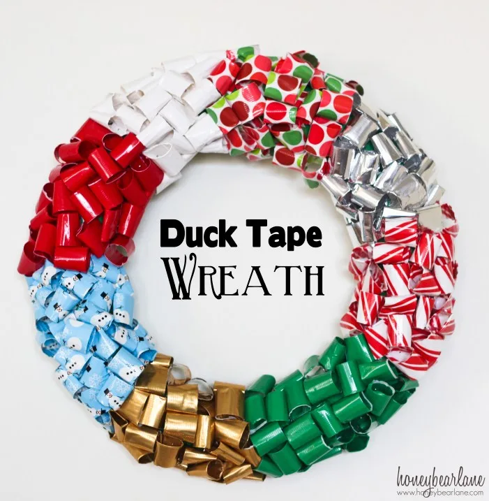 Duct Tape Wreath