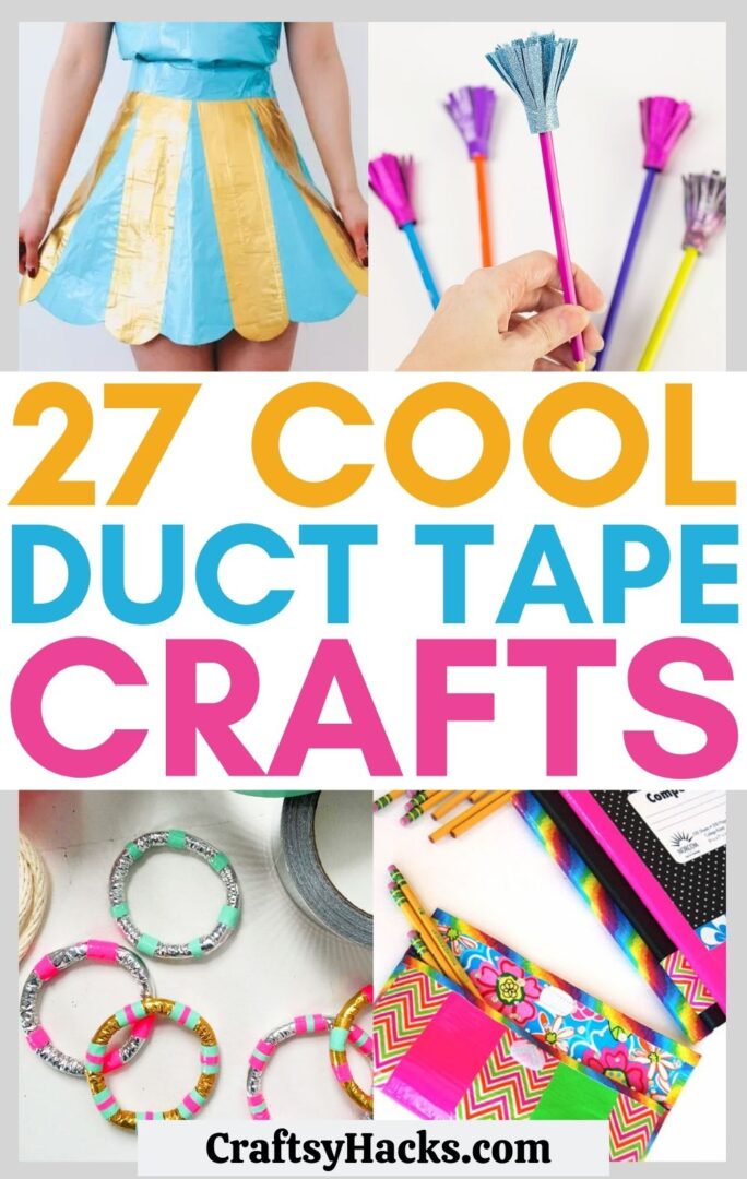 27 Duct Tape Crafts For A Sticky Situation Craftsy Hacks