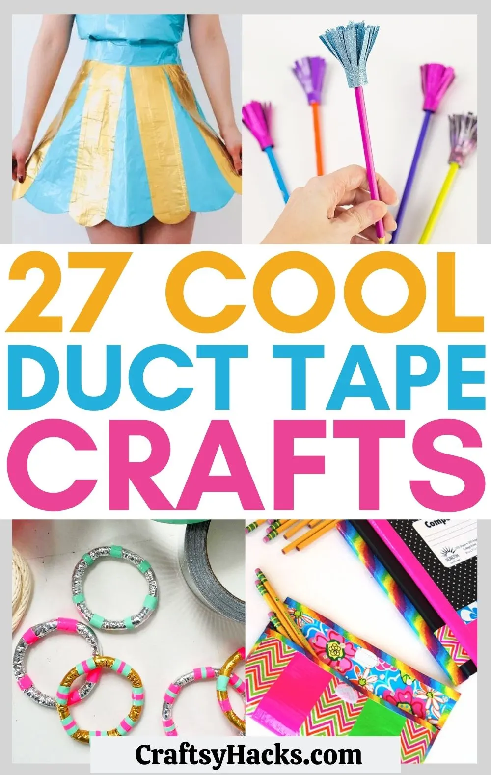 6 fun DIY duct tape projects