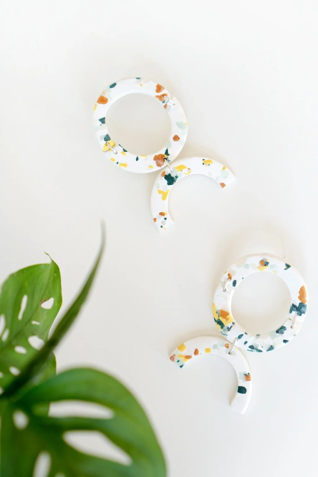 Terrazzo Statement Earrings