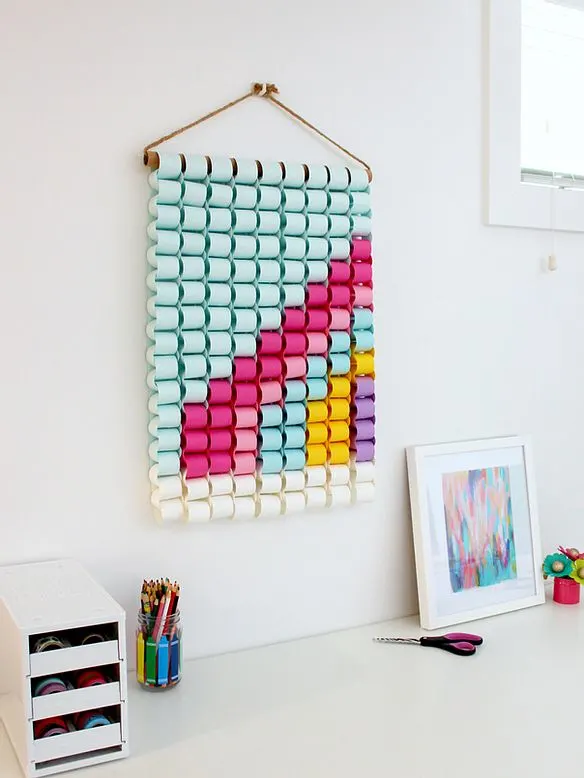 Paper Chain Rainbow Wall Hanging