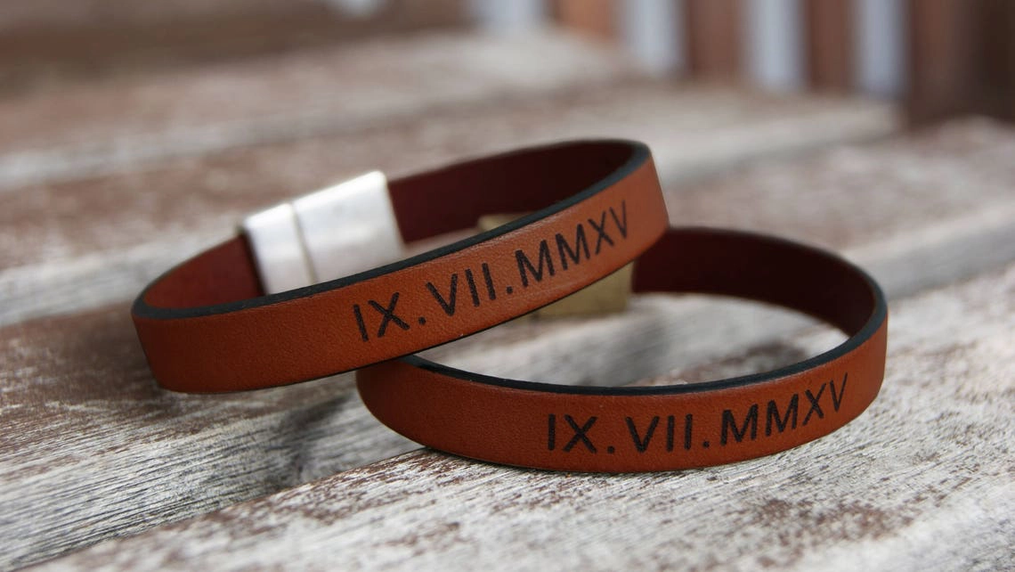 custom leather bracelets