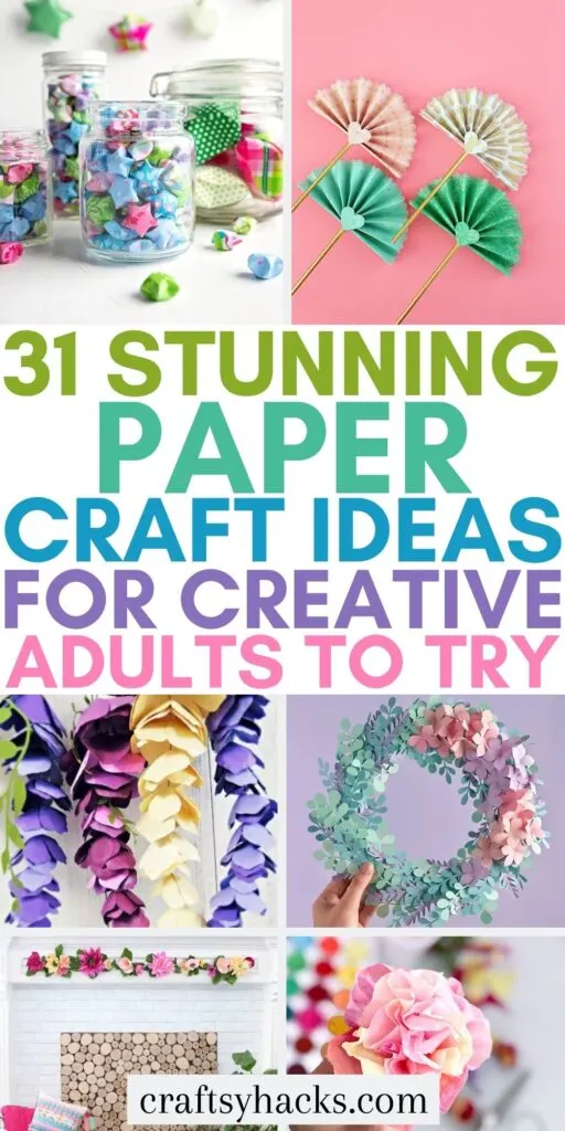 adult paper crafts