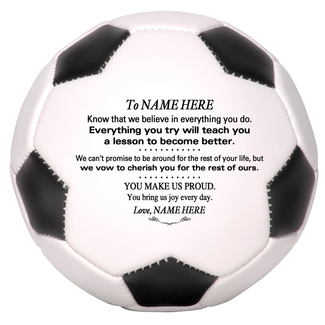 custom soccer ball