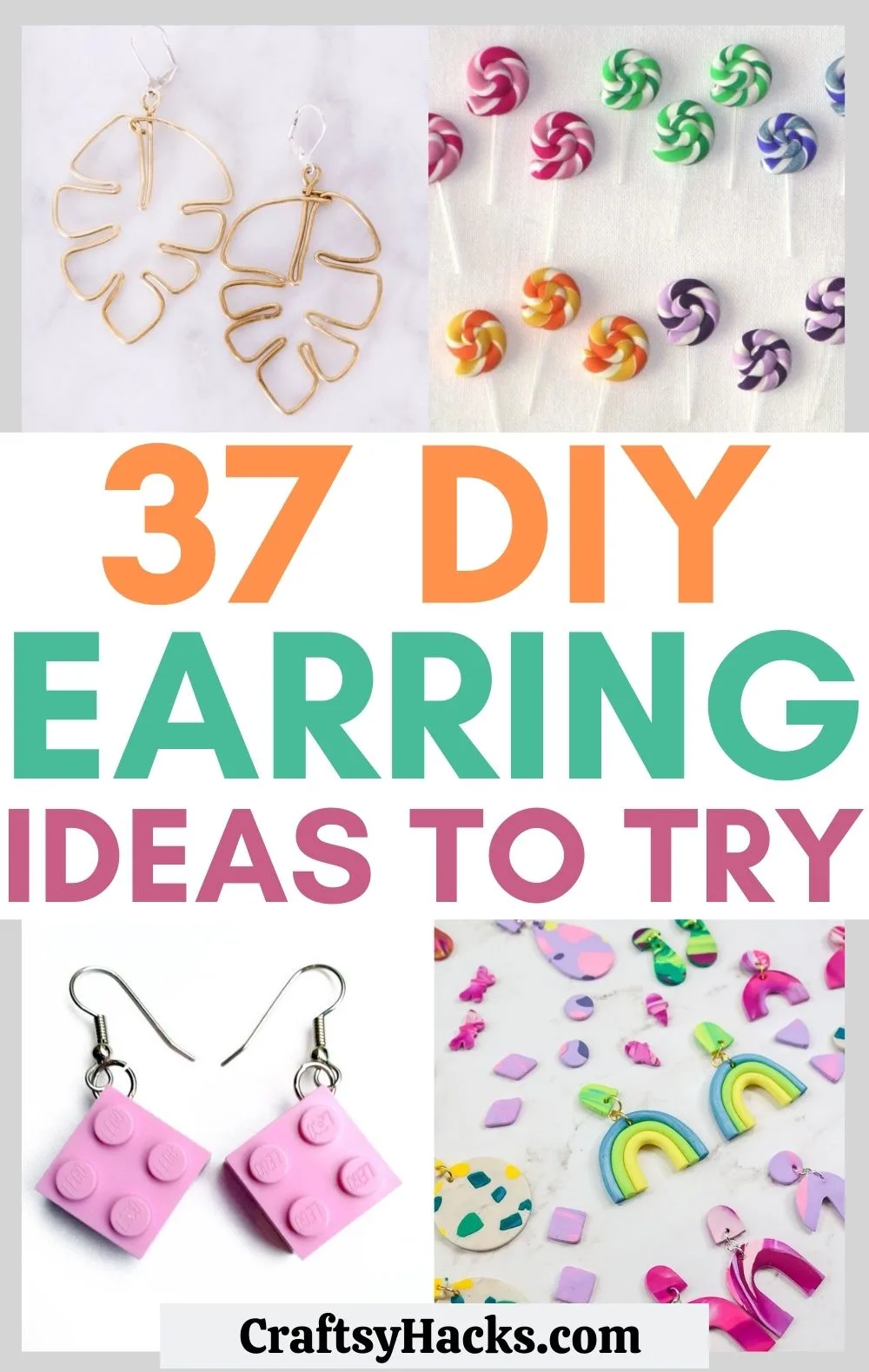 Homemade on sale earring designs