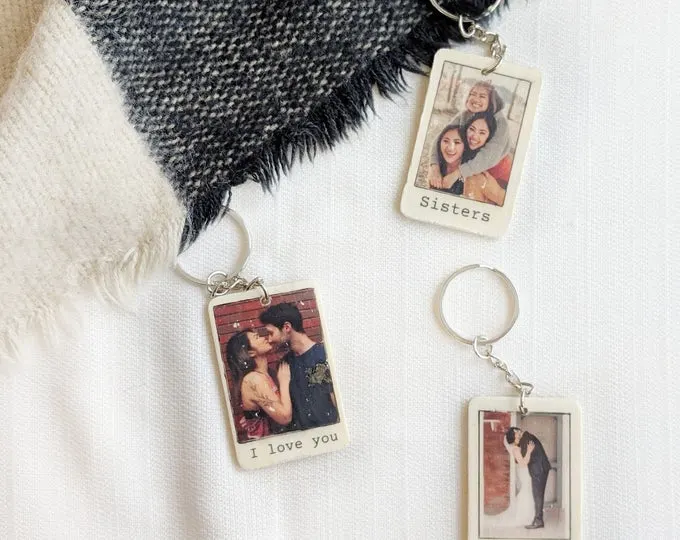 polaroid keychain