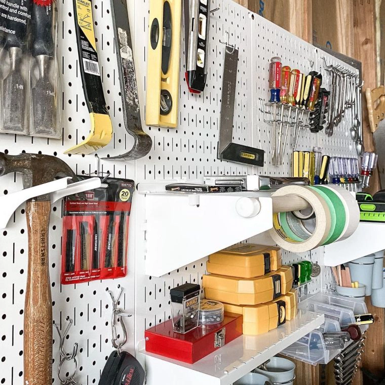 Pegboard Storage