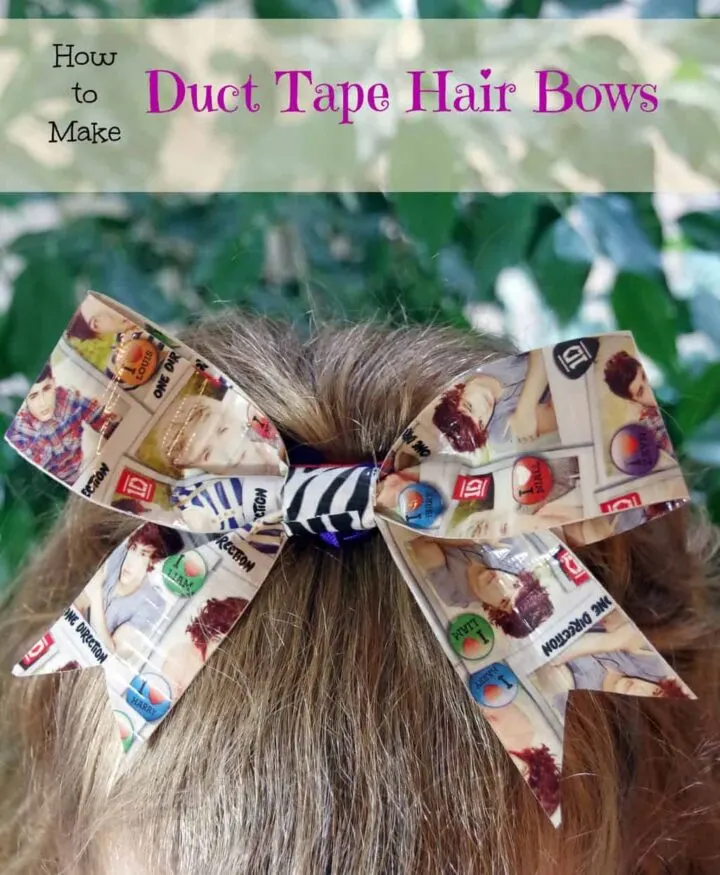 Duct Tape Hair Bows