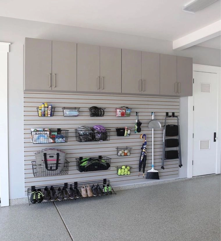 21 Garage Shelving Ideas To, Ideas To Decorate Wall Shelving In Garage
